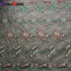 CRF0121 fashion wedding veil fabric materials dresses lace embroidery machine for ladies
