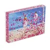 High quality cheap price acrylic photo frame with water and glitter AP-013