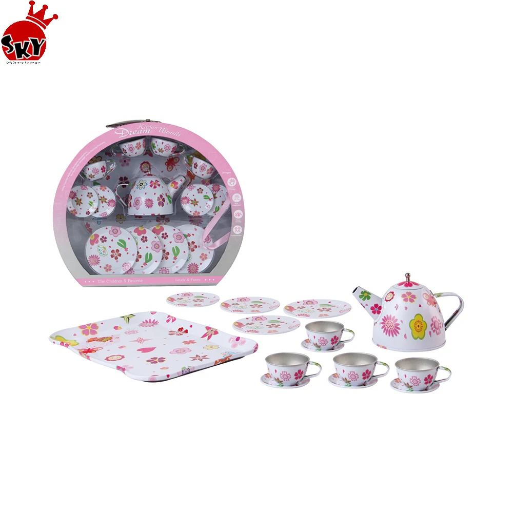 stainless steel tea set child