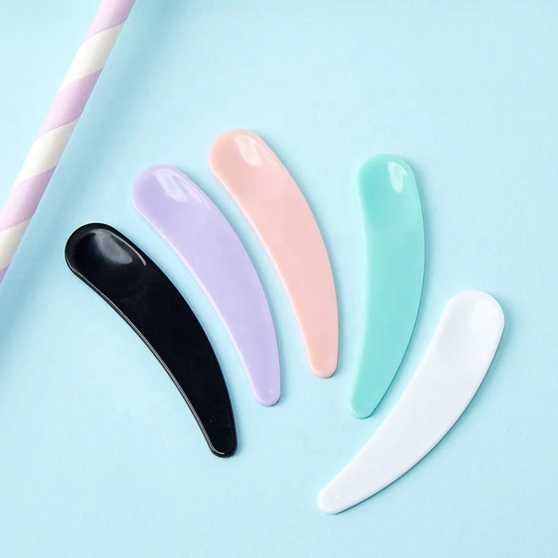 
Colorful cosmetic plastic facial spatula 