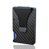 RFID Carbon Fiber Wallet Metal Credit Card Wallet for Man