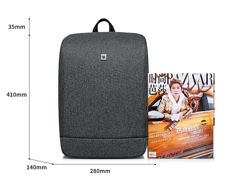 Designer Smart Anti-theft Water proof Men's Business Laptop Antitheft Backpack Back Pack Bagpack Bag with USB Charging Port