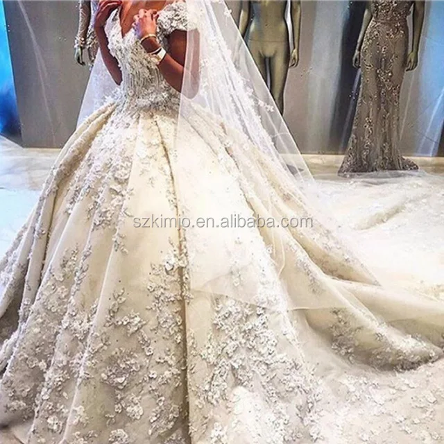 Cathedral Train Wedding Dress 2018