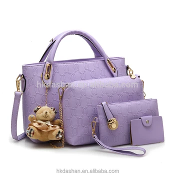 L107 2017 New High Quality Whole Pu Set Bag Designer Lady Women Canvas Shoulder Handbag With Purse 4 In 1 Bags Alibaba Handbags L107 2017 New High Quality Whole Pu Set Bag Designer Lady Women Canvas Shoulder Handbag With Purse 4 In 1 Bags Alibaba Handbags