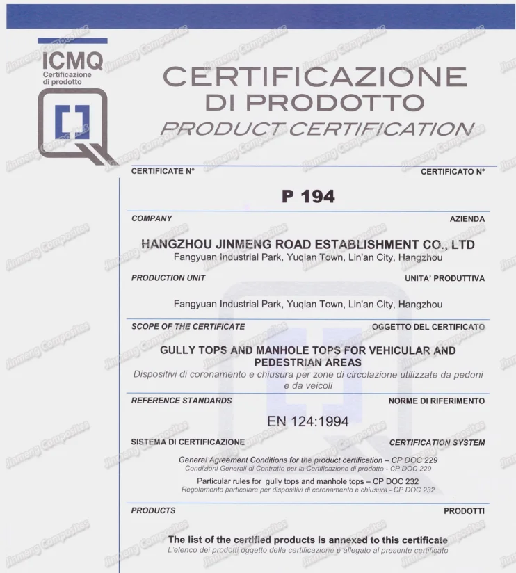 EN124 D400 EN124 High Capacity Manhole Cover