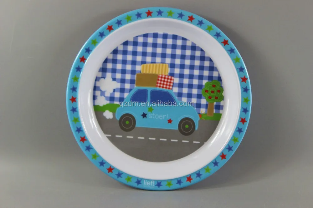 2016 Popular Design Melamine Food Plate For Kid