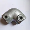 galvanized 4 yy 3/4"90 degree elbow key clamp used for 26.9mm pipe