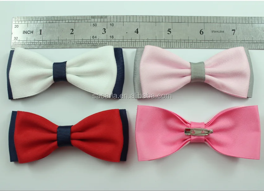 Metal French Hair Clips Bows Barrettes Bows Cotton Ribbon Hair