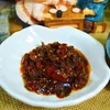 Chinese flavor mushroom red chilli paste with glass bottle