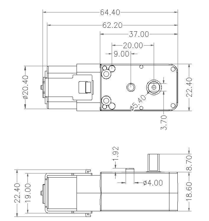 Gear Motor All Metal Dc Motor Gearbox With Single Axis Dc36v 190 110rpm For Robot Car Buy Dc