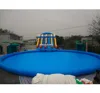 Kids N adults giant inflatable pool ground floating water park