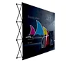 Trade show equipment custom outdoor advertising pop up banner with stand for event display