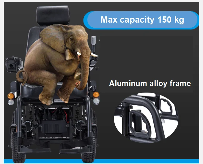 Folding Power Off Road Heavy Duty Quickie Luxury Wheelchair