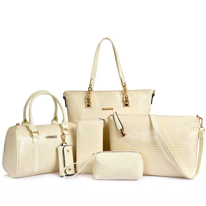 Hot 6 Pcs In 1 Set Handbags For Women Fashion Las Handbag Wechat Hdbagsk4 Hot 6 Pcs In 1 Set Handbags For Women Fashion Las Handbag China Whole