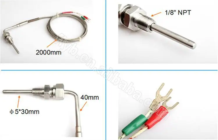 JVTIA Custom k type thermocouple probe owner for temperature measurement and control-8