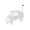 4mm -50mm electrical wiring accessories Round white plastic wall cable wire clips
