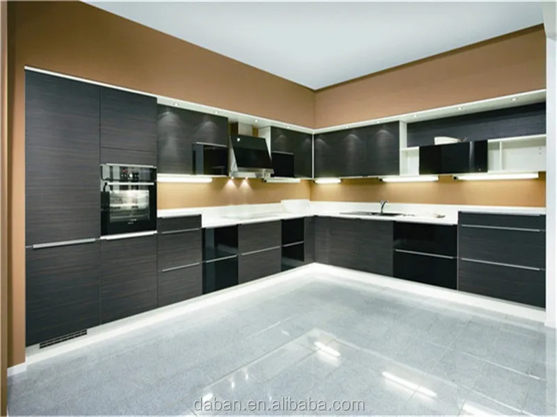 Prefabricated Kitchen Unit Quartz Stone Or Stainless Steel Top