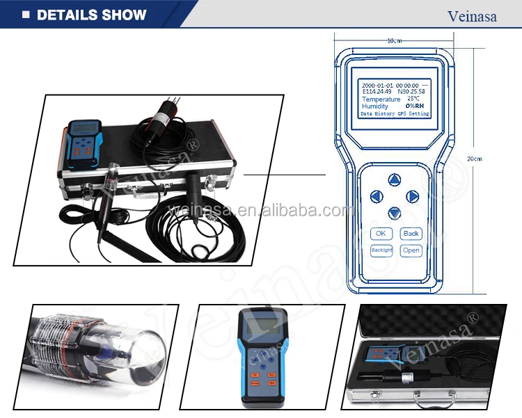 Veinasa-SC Handheld Weather Station Personal Weather Station New Measuring Instruments 