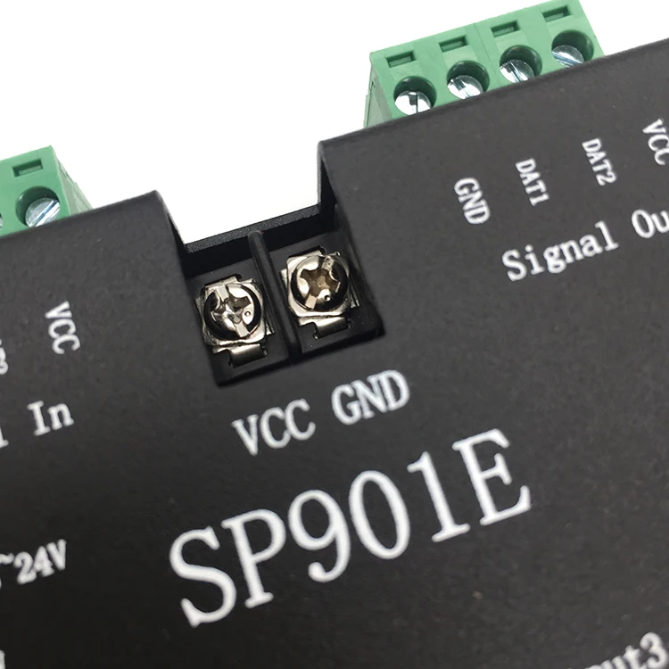 Support WS2812 WS2811 APA102 SK6812 RGB RGBW TTL SIP Amplifier controller SP901E