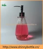liquid soap dispeners soap glass bottle with pump sprayer