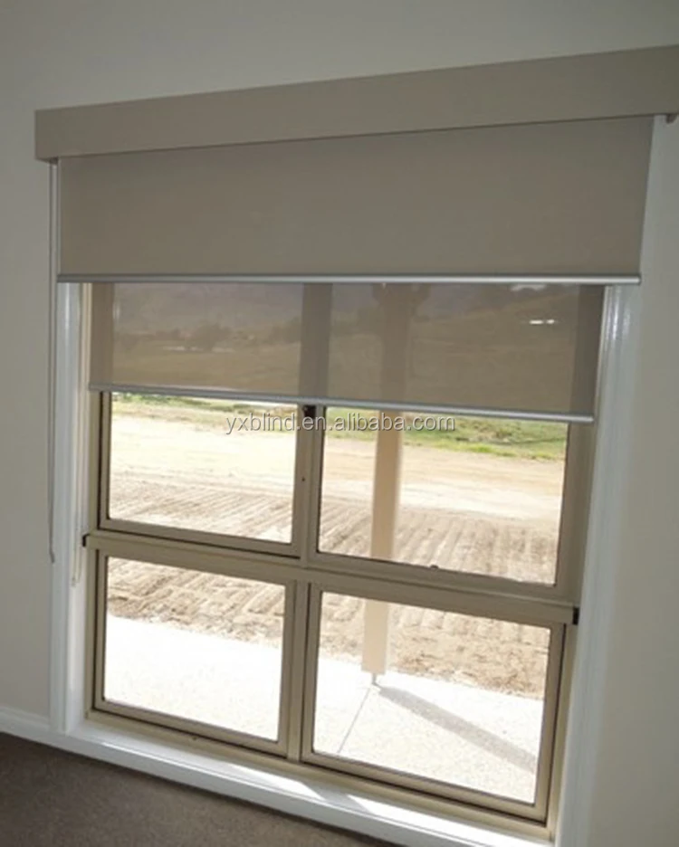 Hot Selling Waterproof Blackout And Sunscreen Fabric Double Sided Roller Blinds Buy Double