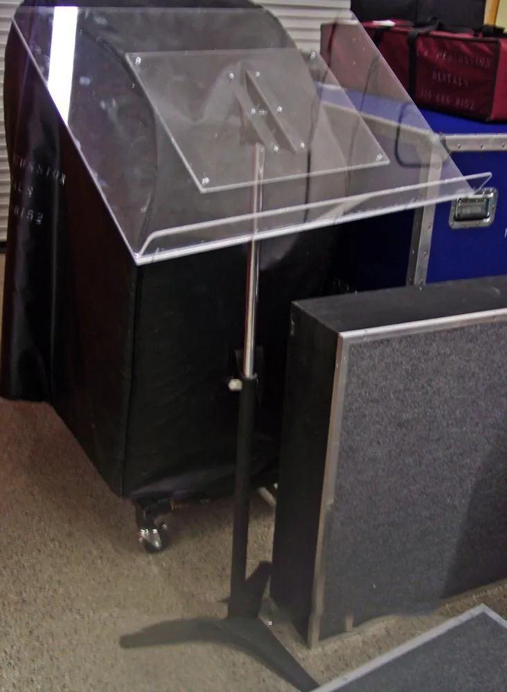 Stylish Clear Perspex/acrylic/pmma Plexiglass Music Stand
