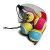 DECOQ Eco Friendly Light Toy Ball Colorful Tennis Ball Custom Pet Dog Ball Toy Pet Supplies Training Natural Dog Toy Premium Bit