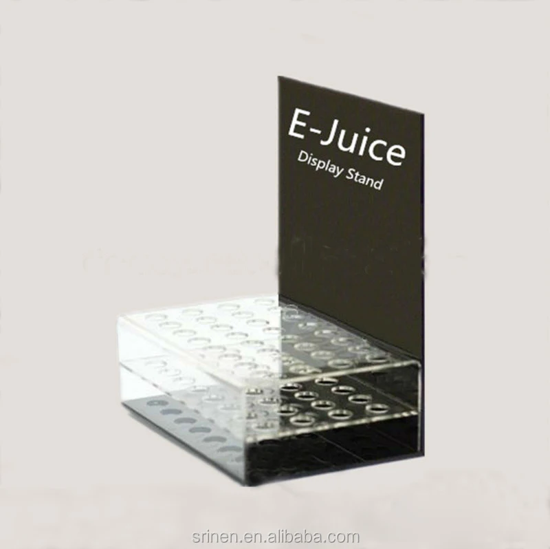 China Manufacrture Acrylic Counter Top E Juice Display Rack Counter Top E Juice Display Rack