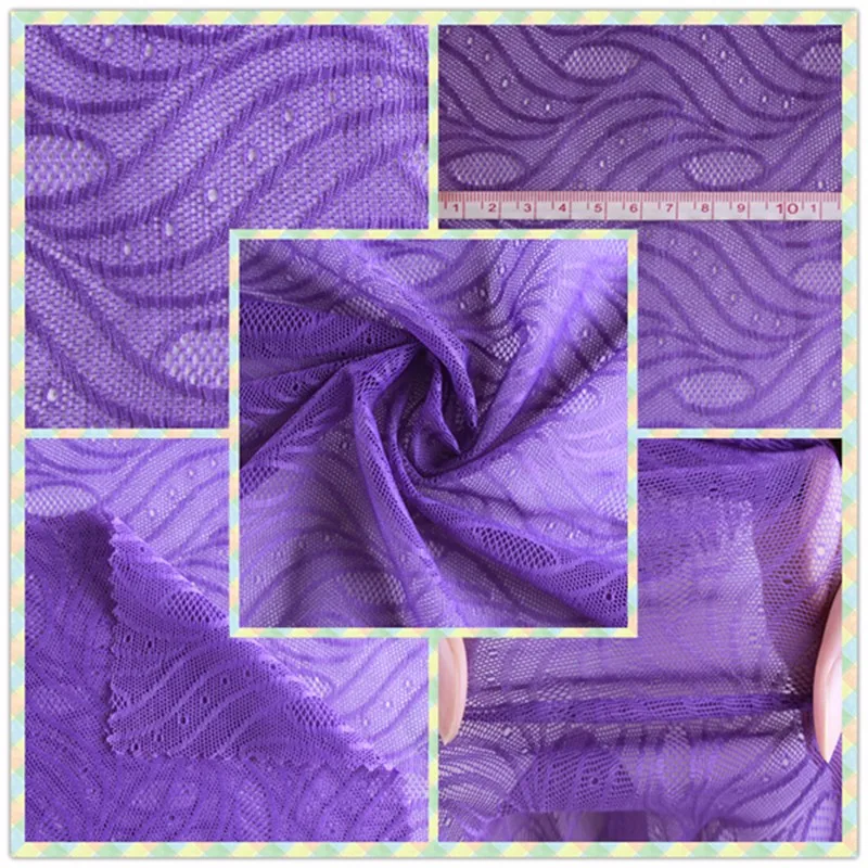 80 Polyamide 20 Elastane Jacquard Lace Mesh Underwear Fabric Buy