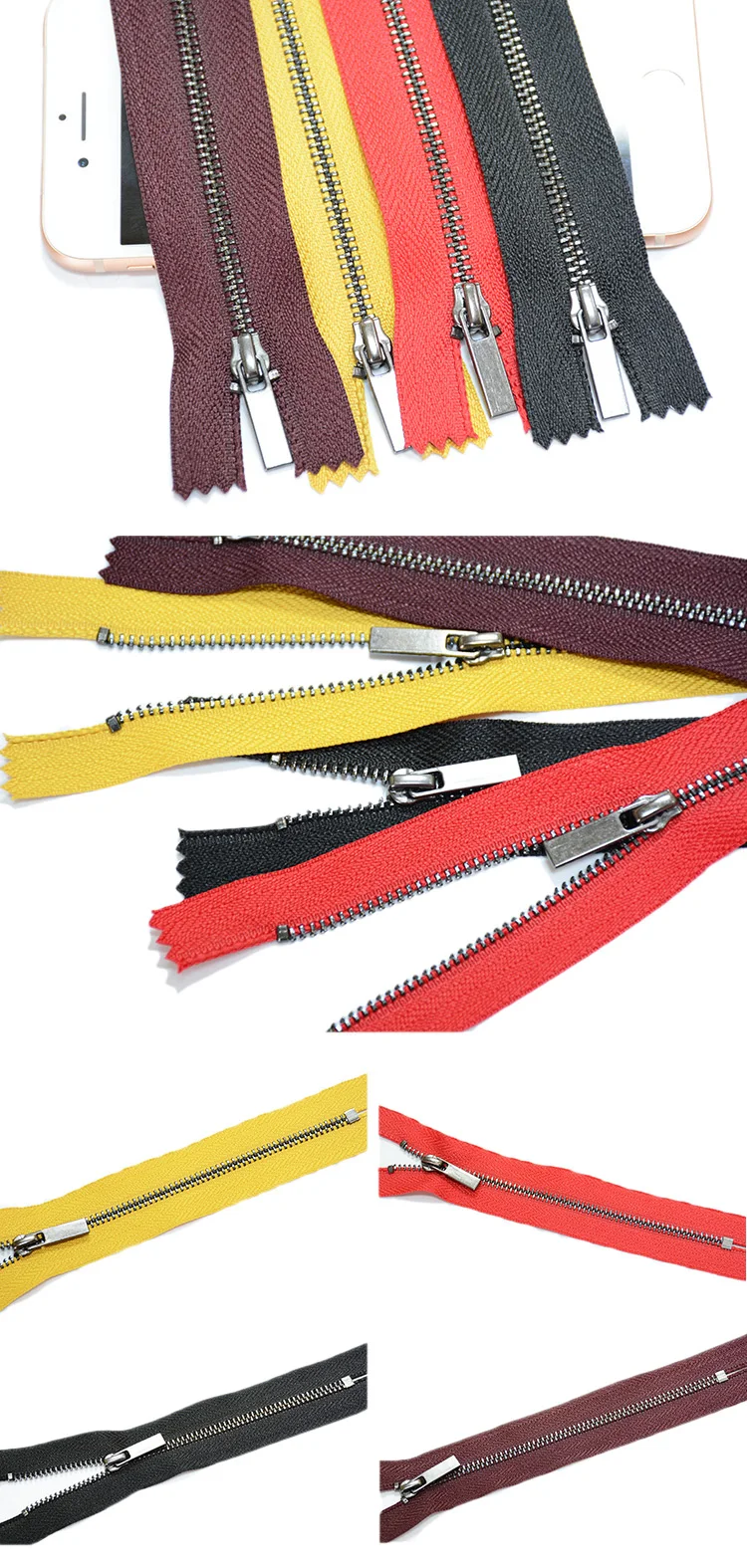 Zip Company Fashion Jeans Zipper Wholesale 3 Color Closeend Heavy