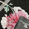 100% rayon challi flower print fabric 120gsm 140cm width for garment making