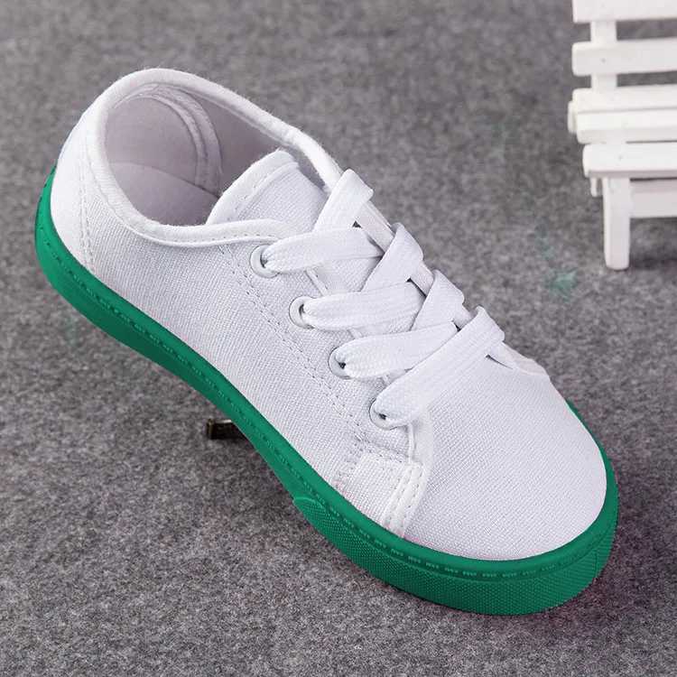 Custom Design Kids Blank White Canvas Casual Girls Shoes Buy Kids