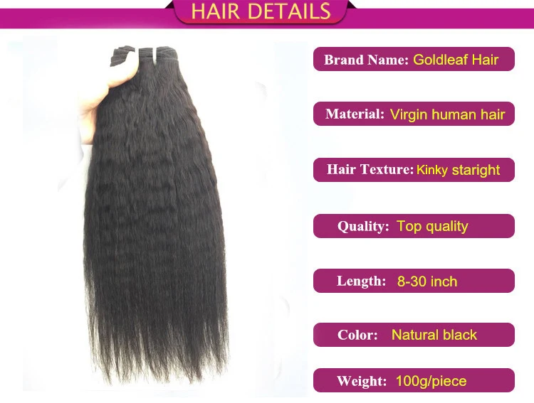 New Products 2016 Afro Style Hair Extension Real Malaysian Natural Afro