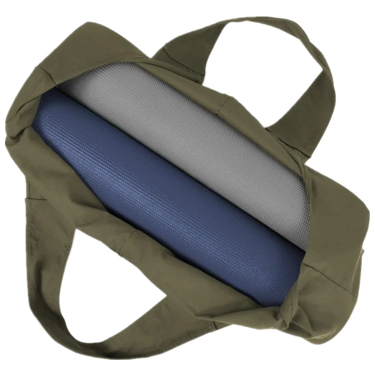 Large Capacity Canvas Yoga Mat Shoulder Sling Carry Bag For Gym Buy