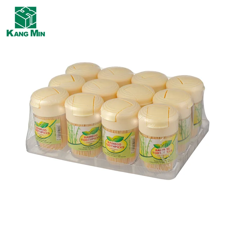 Jetable &Agrave; Double pointe &eacute;cologique bambou cure-dents machine &agrave; emballer