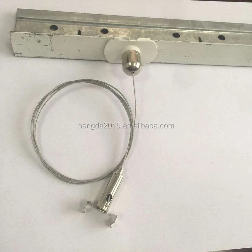 Oblong T Bar Clamp White Suspended Ceiling Clamp T Bar Clamp For