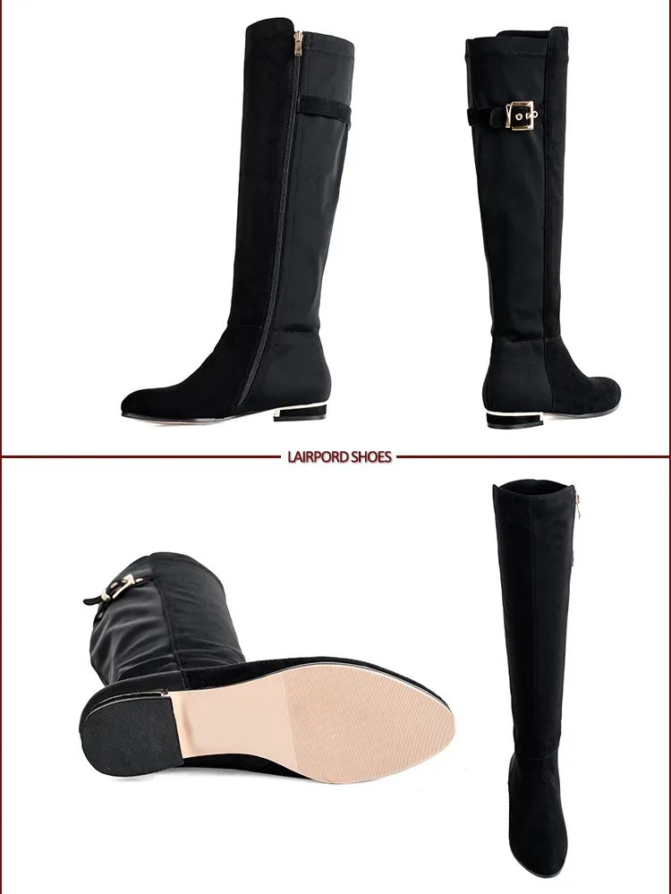 botte velour talon plat botte velour talon plat