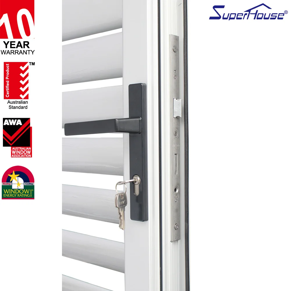 AS/NZ2208 standard building materials aluminum double roller shutter door
