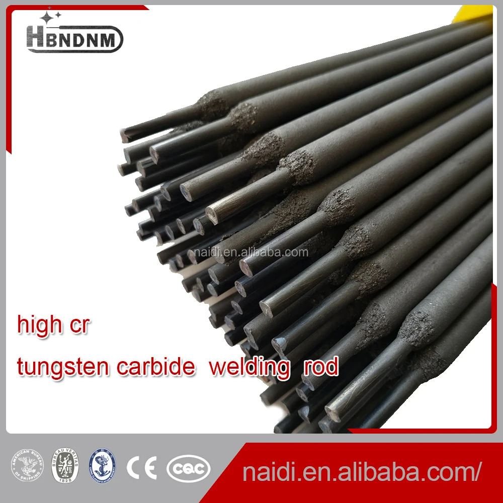 Hrc 6567 Tungsten Carbide Hardfacing Welding Electrode D998 Plant 3.15mm For Sugar Cane Factory