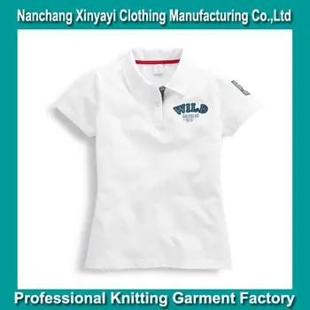 childrens plain white polo shirts