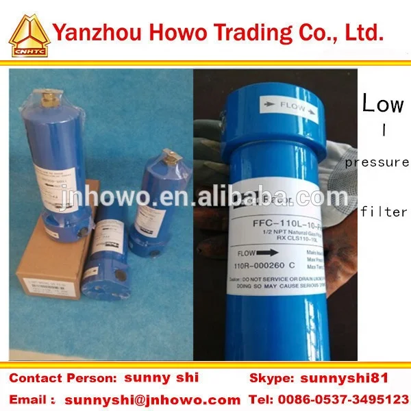 CNG LOW Pressure gas Filter Lowpressure filter WG9925553120, View CNG