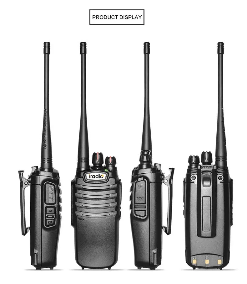 Iradio Cp8800walkie Talkie De 100 Millas,10w,De Largo Alcance,El Más