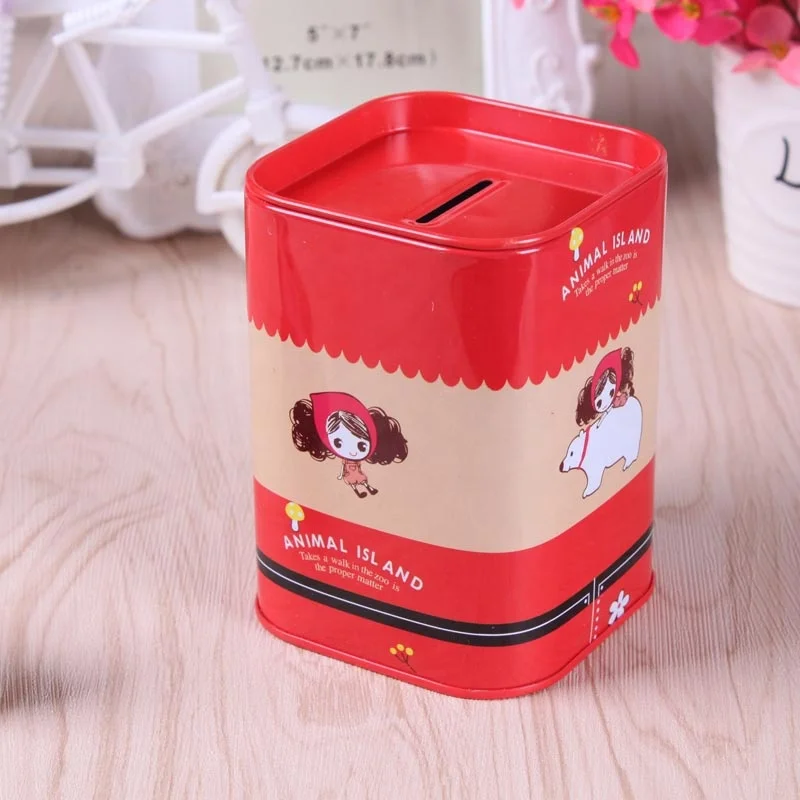 Cute  Wholesale custom money saving box coin Piggy bank