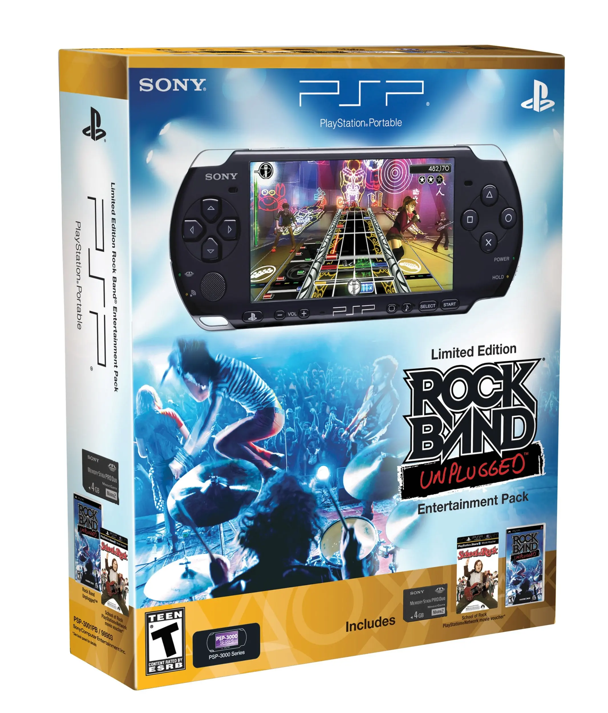 PlayStation Portable Limited Edition Rock Band Unplugged Entertainment Pack - Piano Black. 