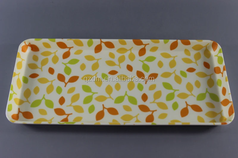 35X16.5CM Melamine Rectangle Tray ,Melamine Tea tray