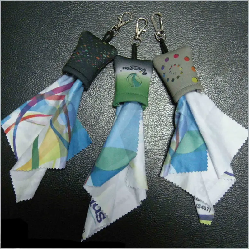 Microfiber Glasses Cleaning Cloth With Keychain Pouch Buy Microfiber