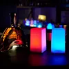Illuminated decoration LED table lamp single color/full color nightclub light LED bar cube light
