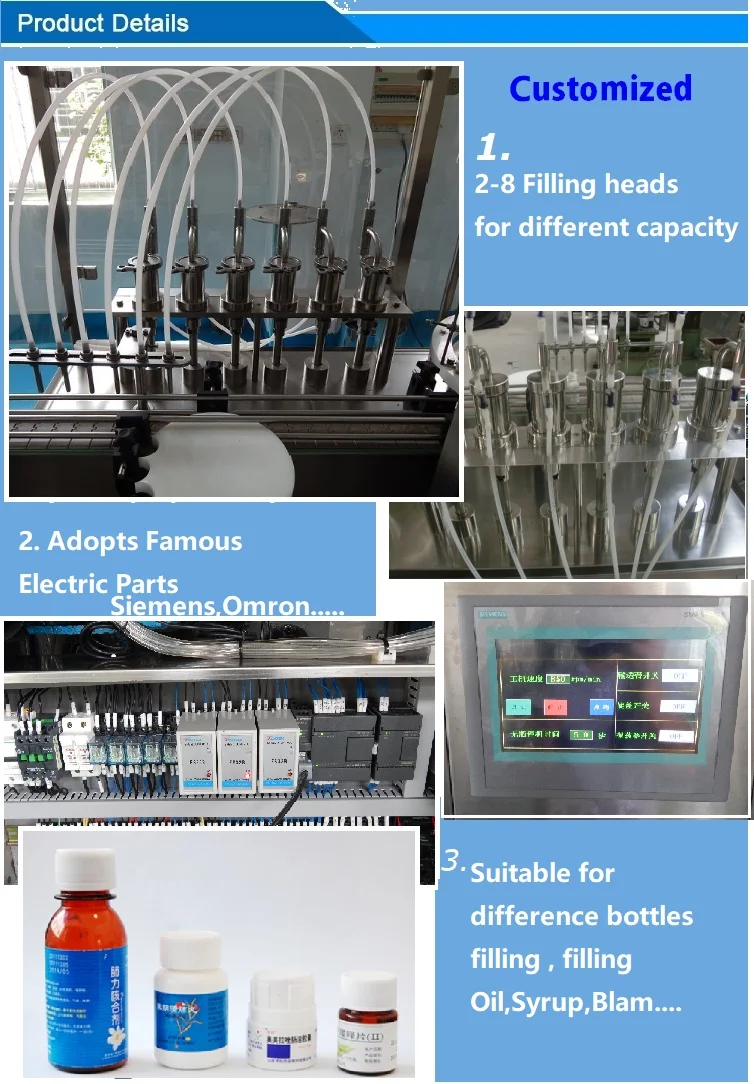 Bottle  filling capping and labeling machine