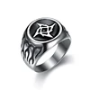 Vintage Punk European And American Style Cyclone Design Finger Ring In 304/316 Stainless Steel Jewelry