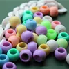 Yiwu factory wholesale acrylic plastic SGS test past plastic pony beads